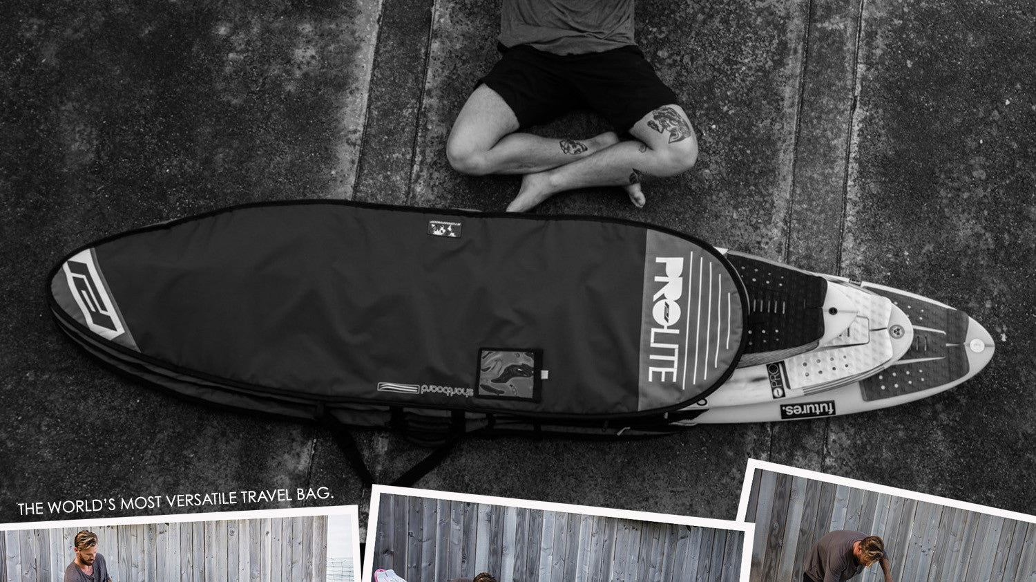 The 1 2 3 convertible bag shown as a single, double and a triple.