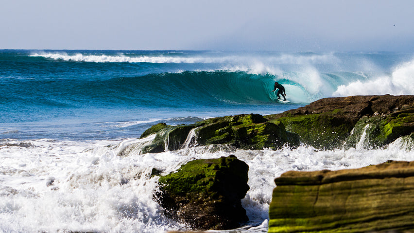 Timmy Reyes surfing.