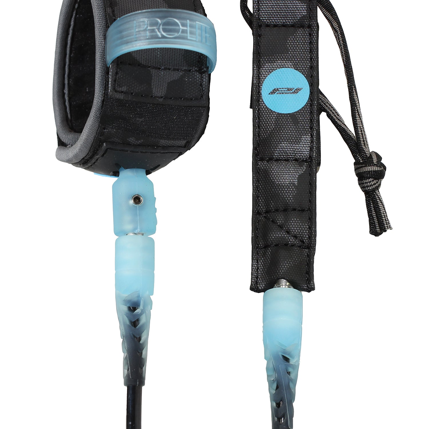 pro-lite 5'5 foot comp surfboard leash black