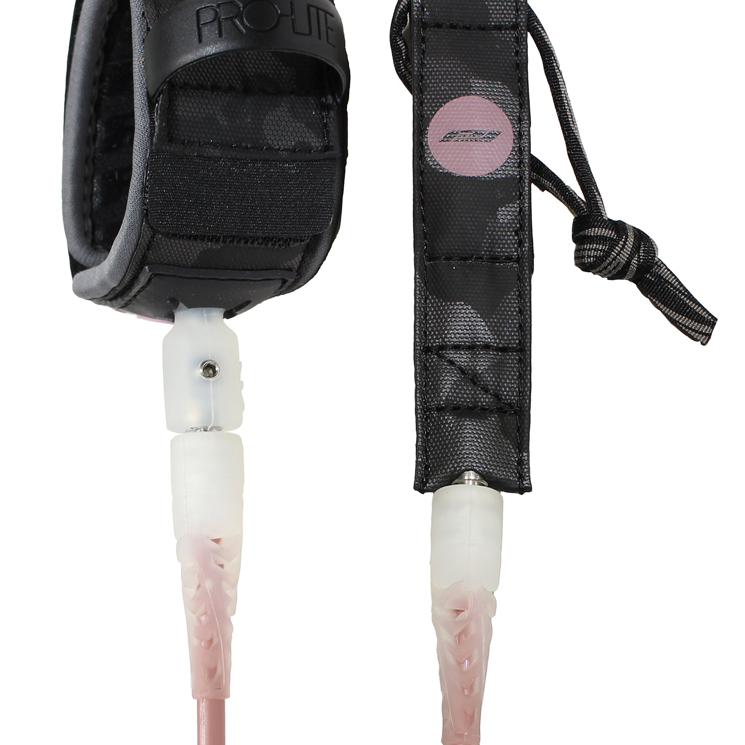 pro-lite 6'0 surfboard leash comp series mauve