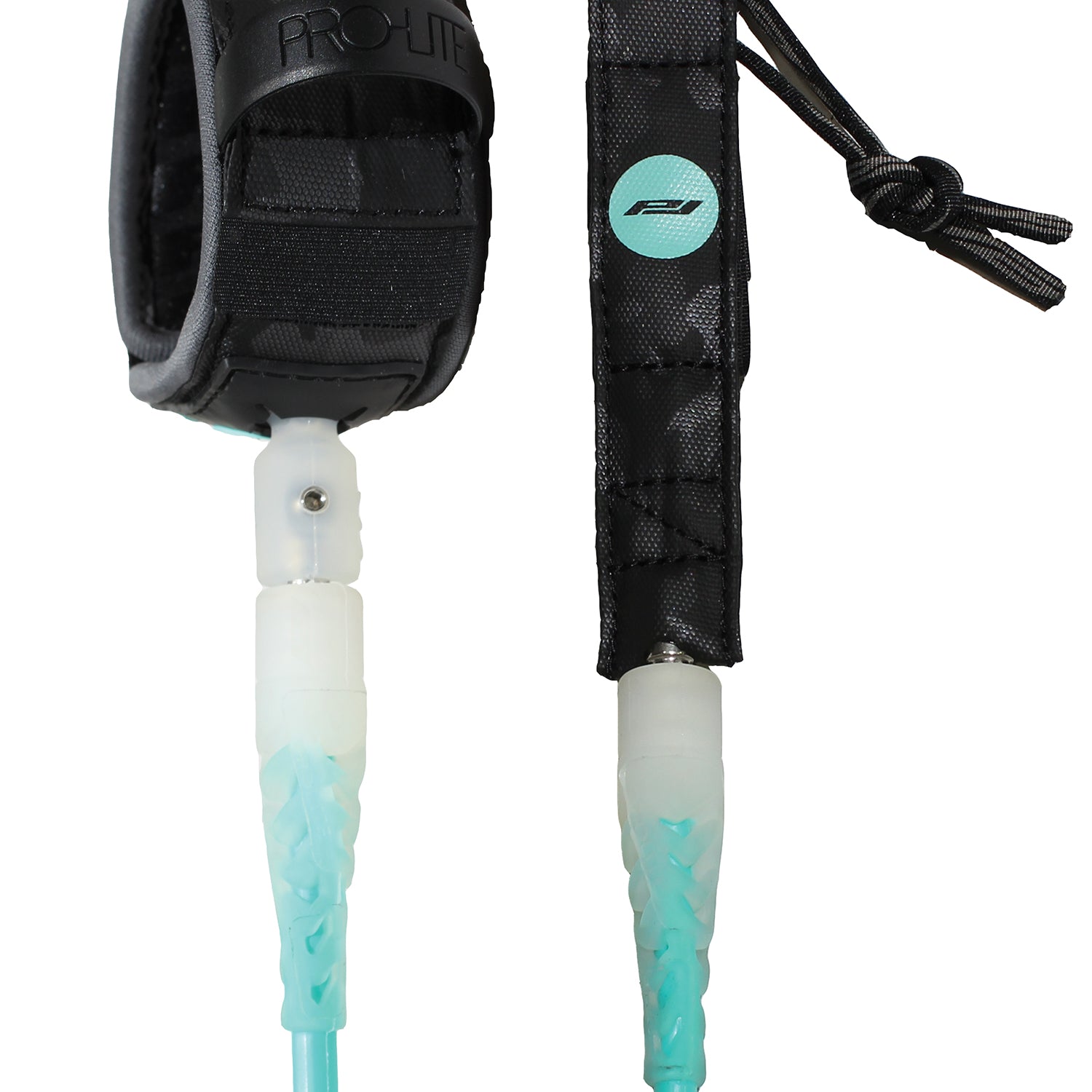 6'0 pro-lite surfboard leash-teal