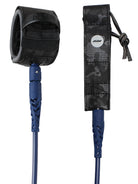9'0 pro-lite surfboard leash-dark navy blue with black ankle cuff