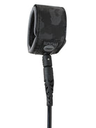 9'0 pro-lite surfboard leash-black with gray logo