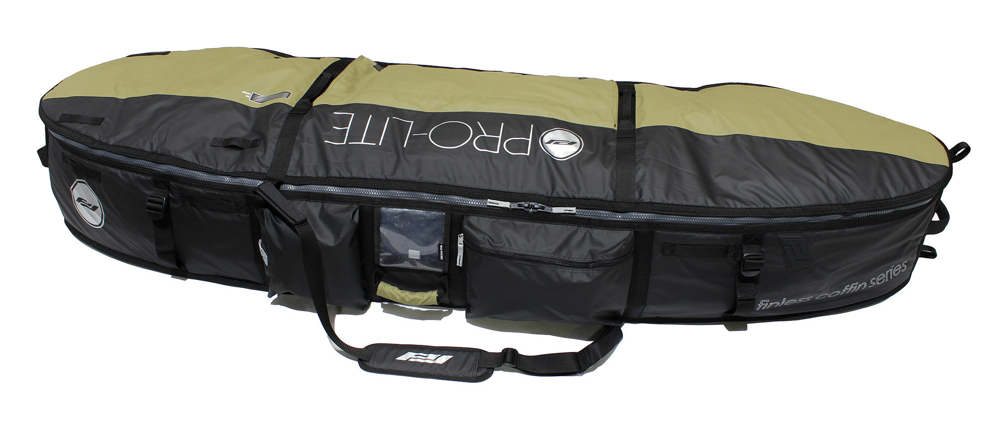 Pro-Lite finless coffin surfboard travel bag 3-4 boards