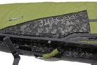 Durable reinforced handle on smuggler bag .