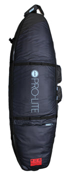 Pro-Lite deep wheeled coffin surfboard travel bag 4 to 7 boards-top view