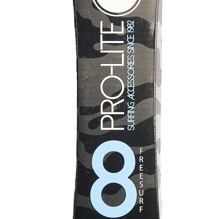 8'0 free surf leash smoke with black core