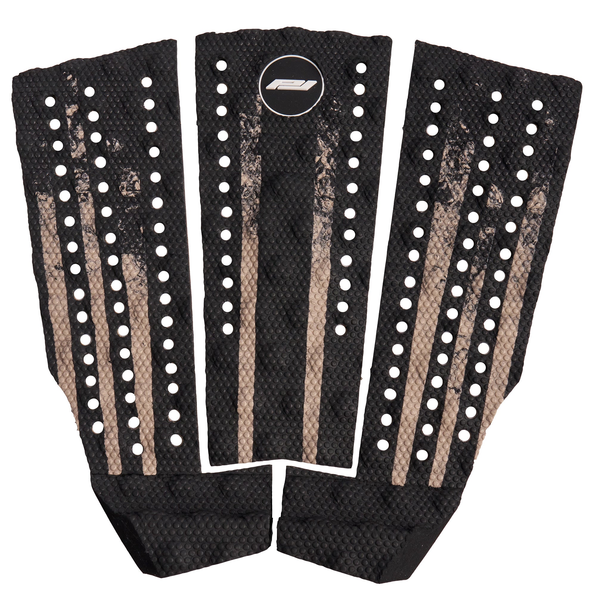 cam richards surfboard traction pad black and tan fade