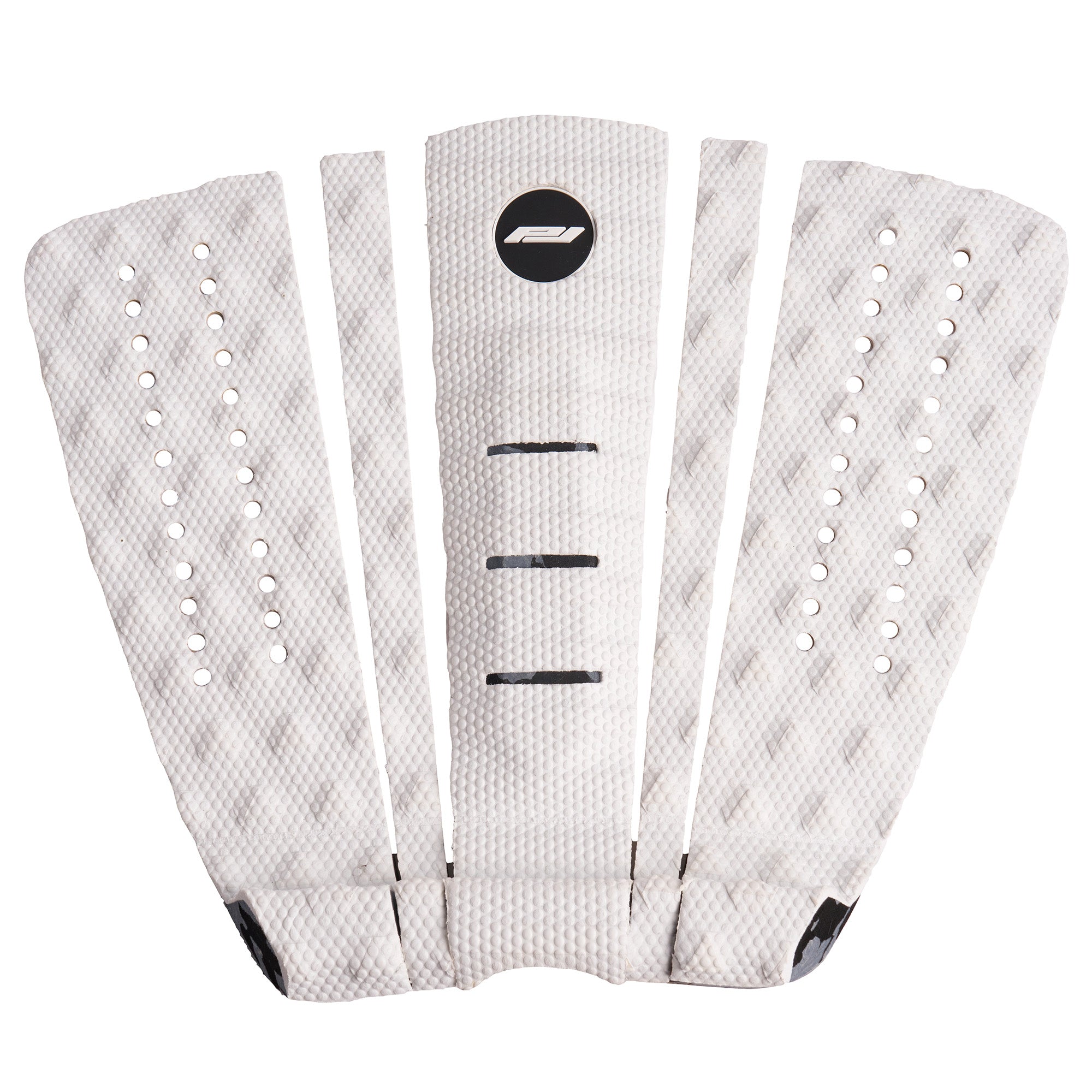 Josh Kerr 5 piece surfboard traction pad white