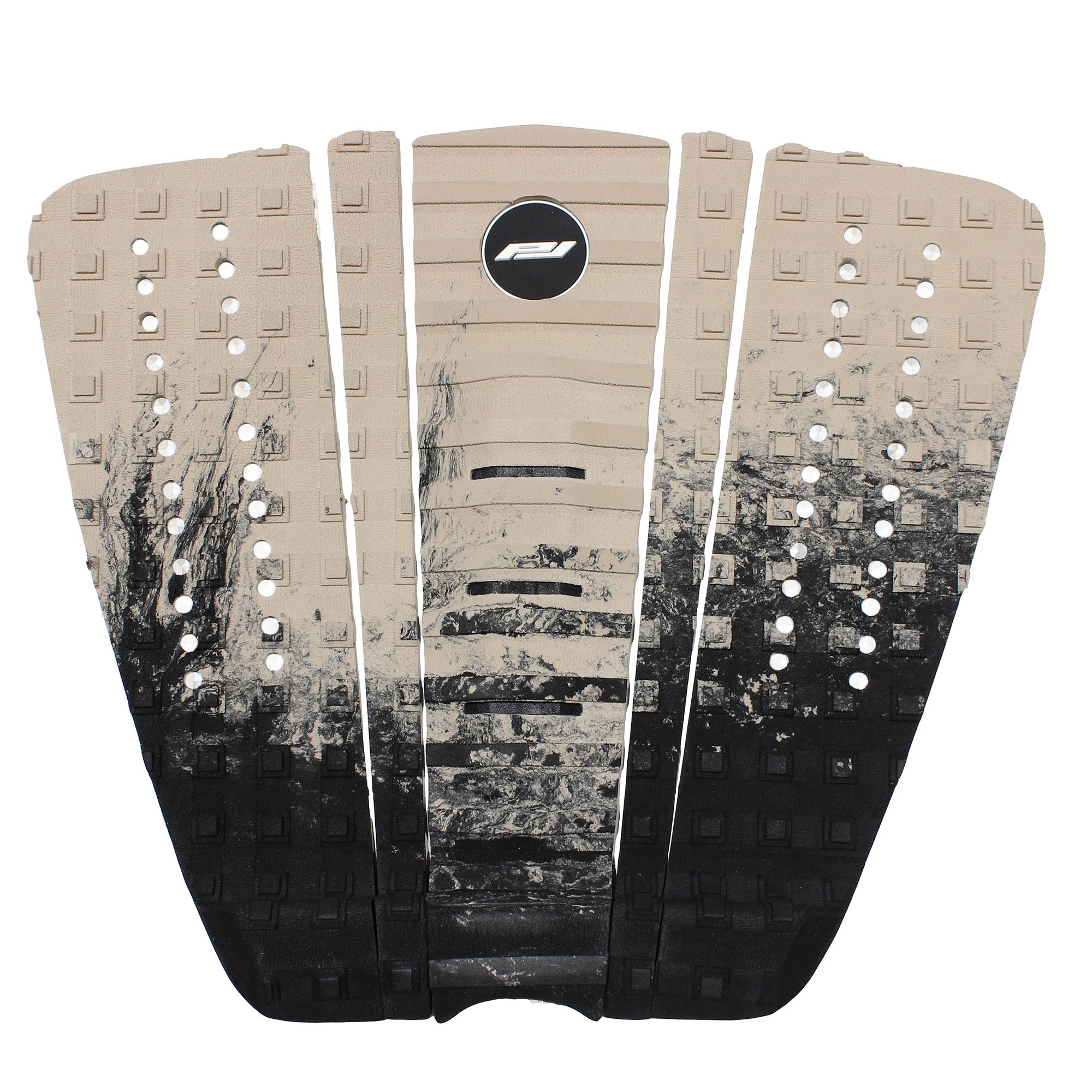 Josh Kerr 5 piece surfboard traction pad black and tan fade