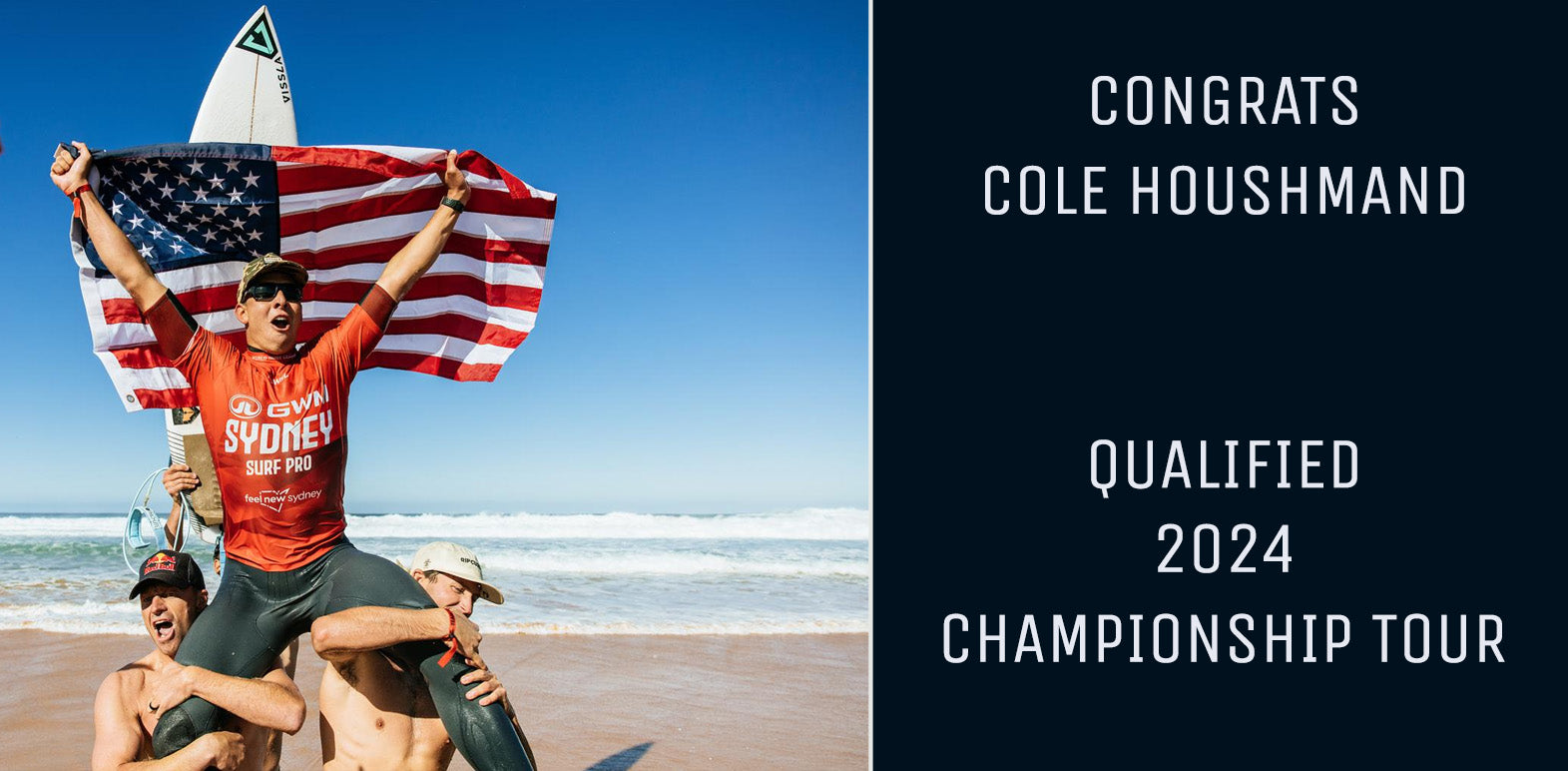 Cole Houshmand qualified for 2024 WCT
