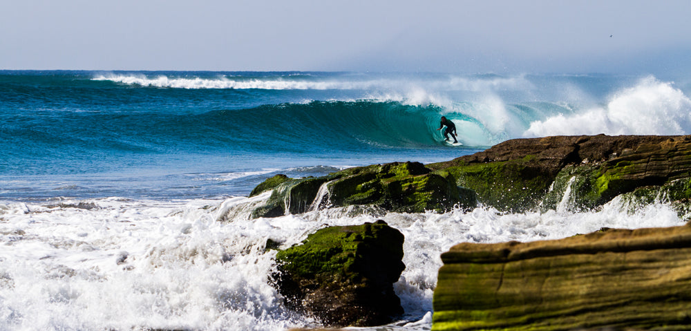 Timmy Reyes surfing.