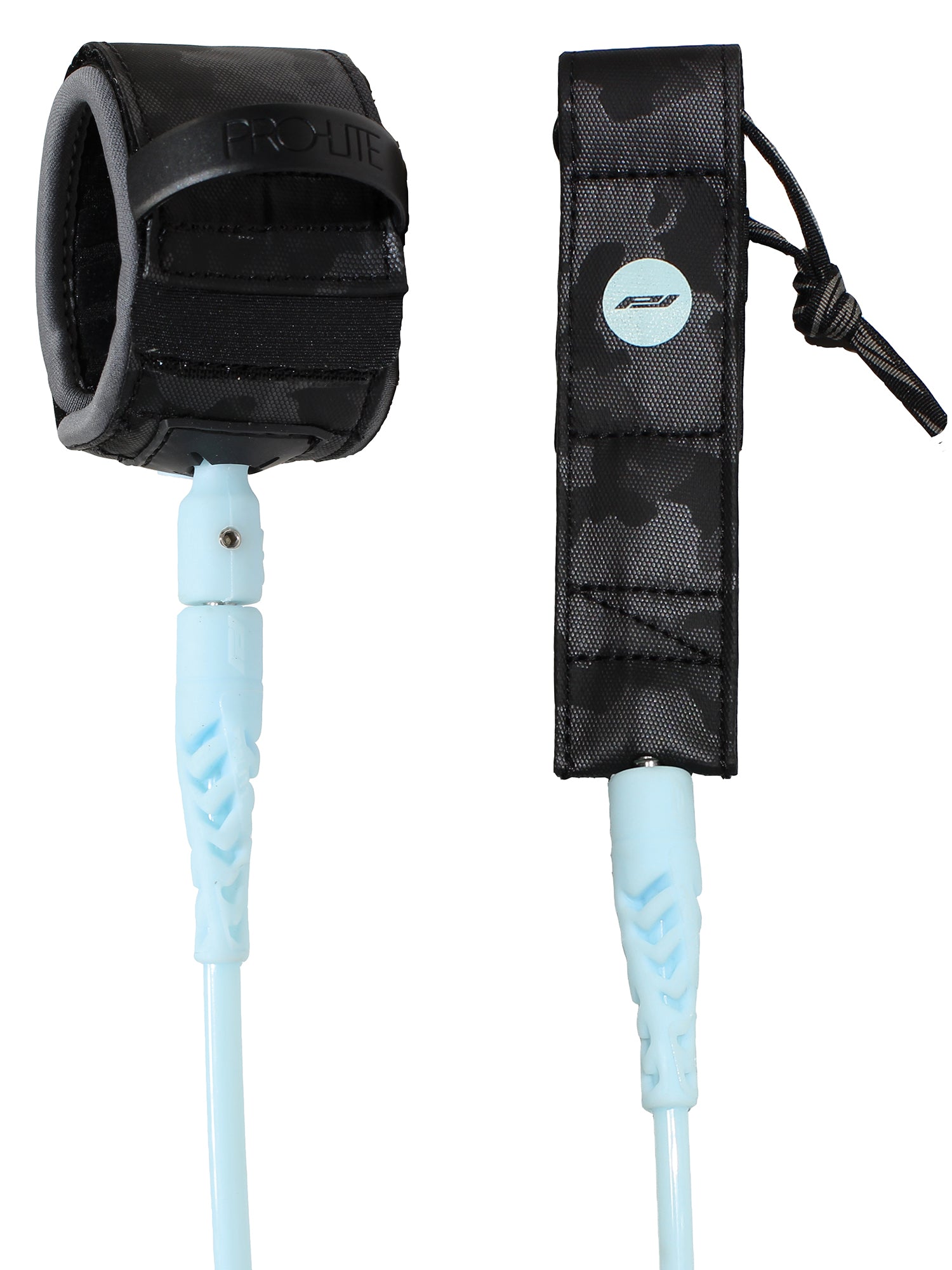 7'0 pro-lite surfboard leash-light blue