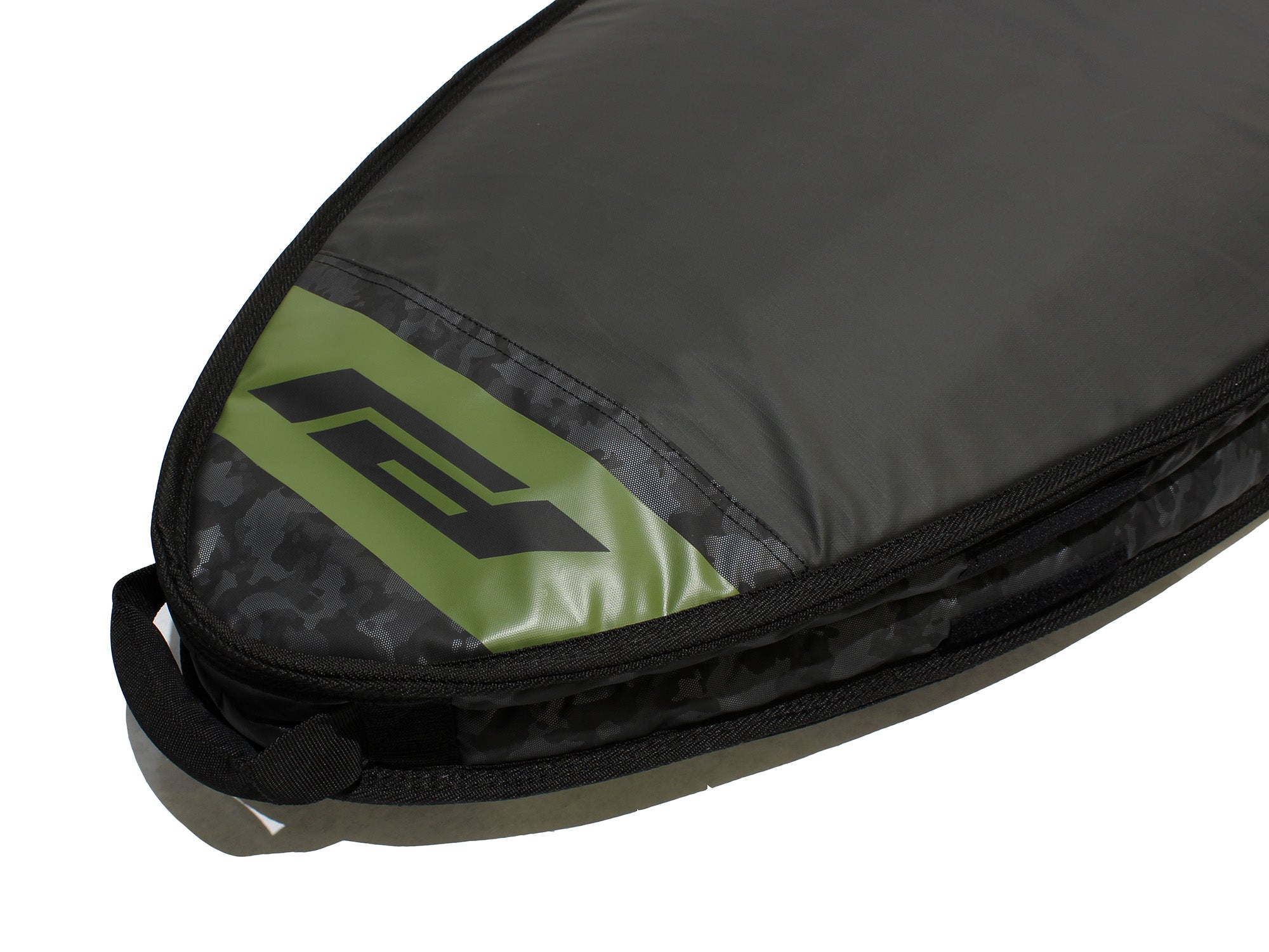 Pro-Lite Rhino shortboard Surfboard Travel Bag 1-2  boards-reinforced nose material and carry handle.