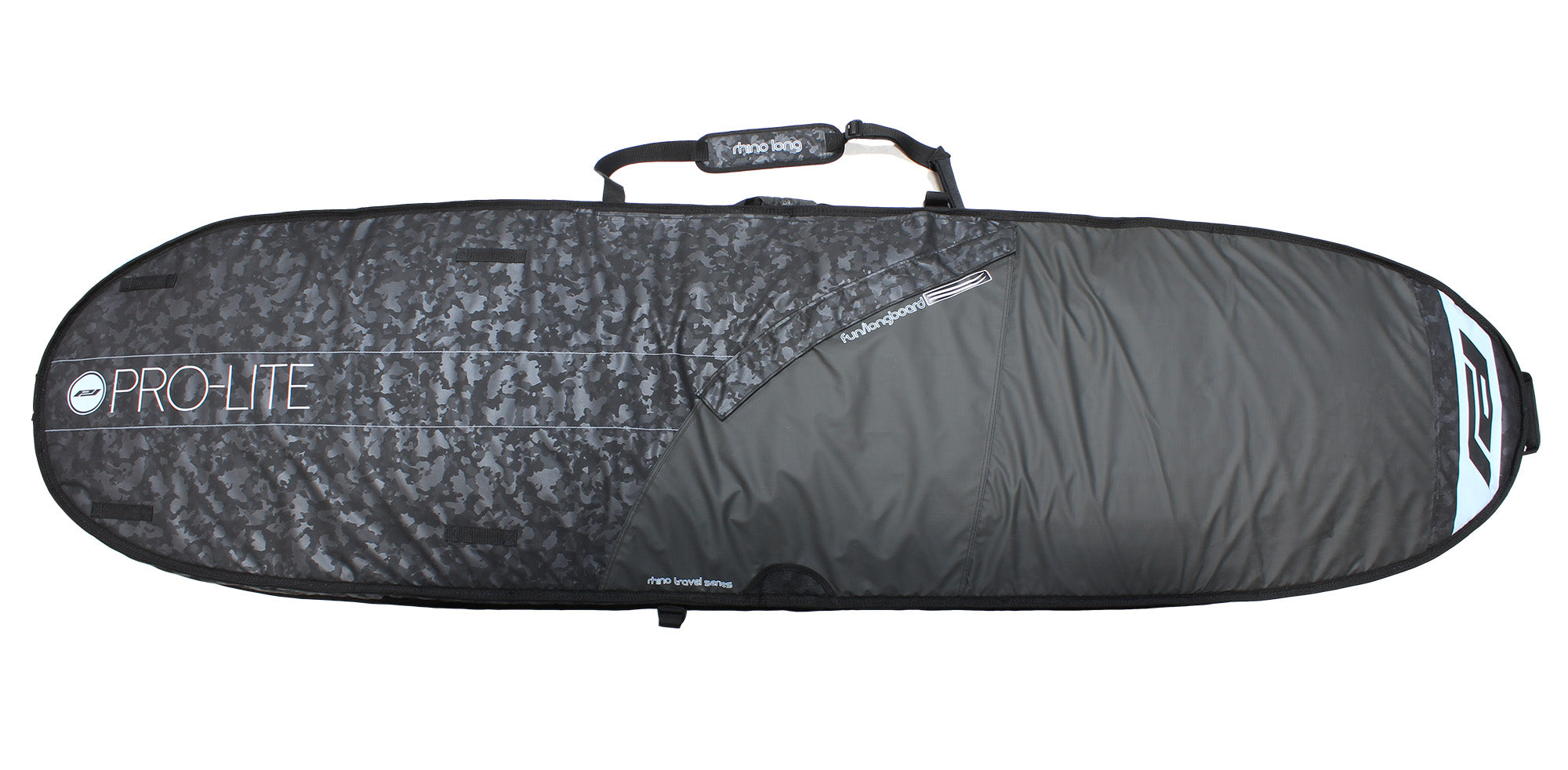 Pro-Lite Rhino Longboard Surfboard Travel Bag 1-2  boards.-top view