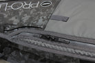 Close up of smuggler surf travel bag molded zippers