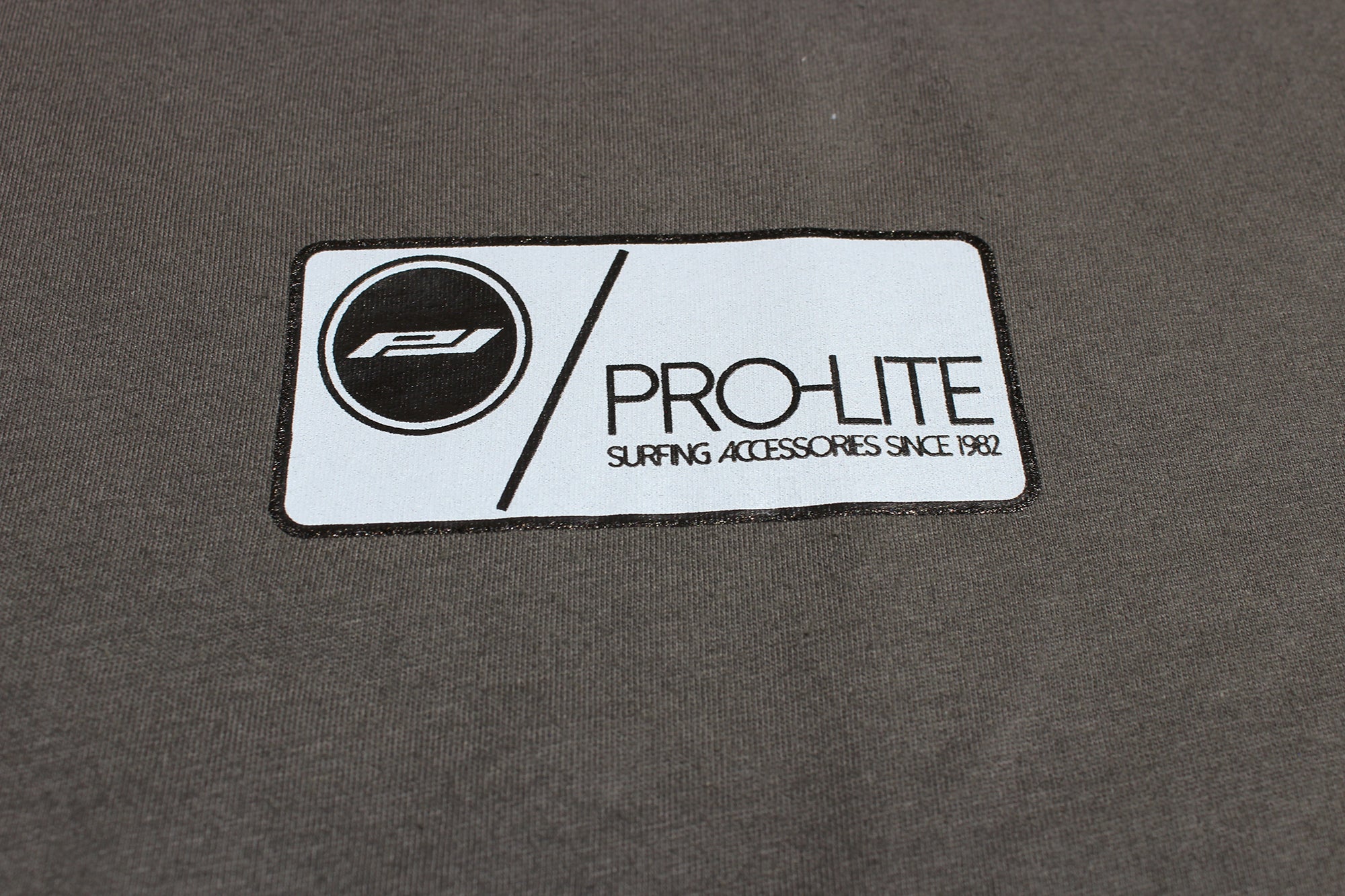 detail of material charcoal shirt