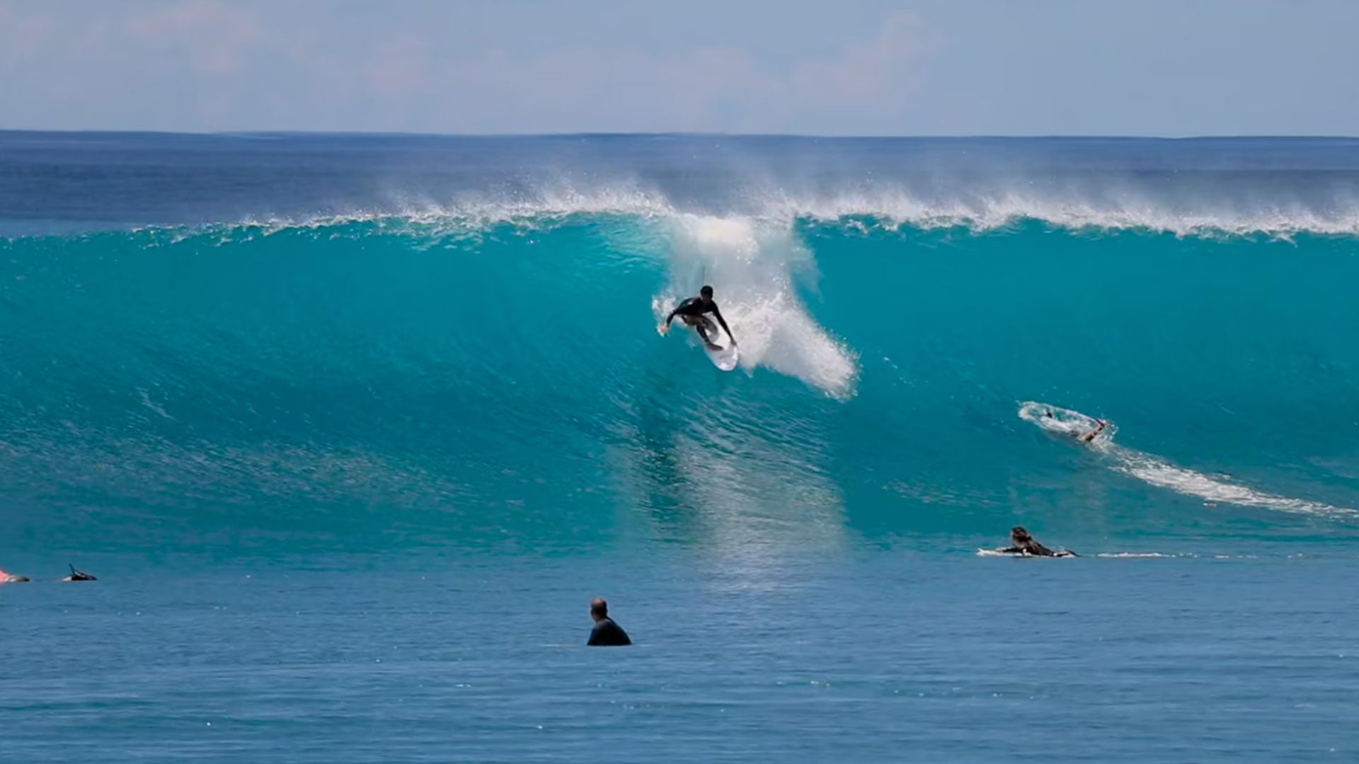 Cole Houshmand surfing indo