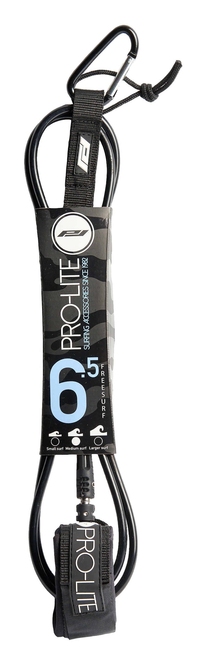 Pro-Lite 6 and a half foot freesurf leash black