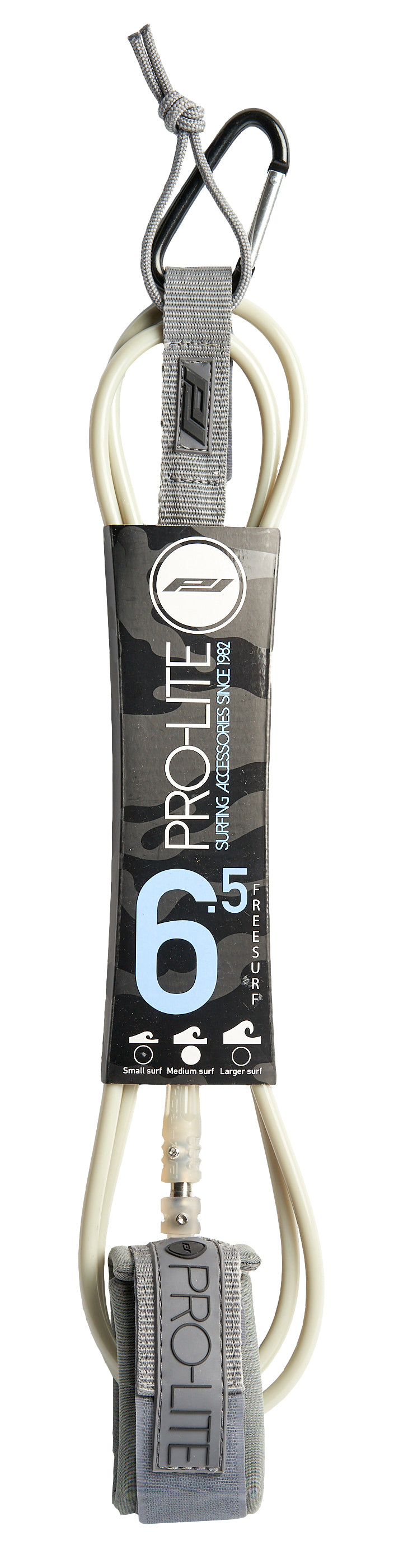 Pro-Lite 6 and a half foot freesurf leash tan