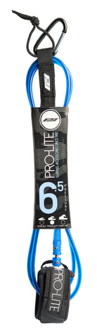 Pro-Lite 6 and a half foot freesurf leash clear blue