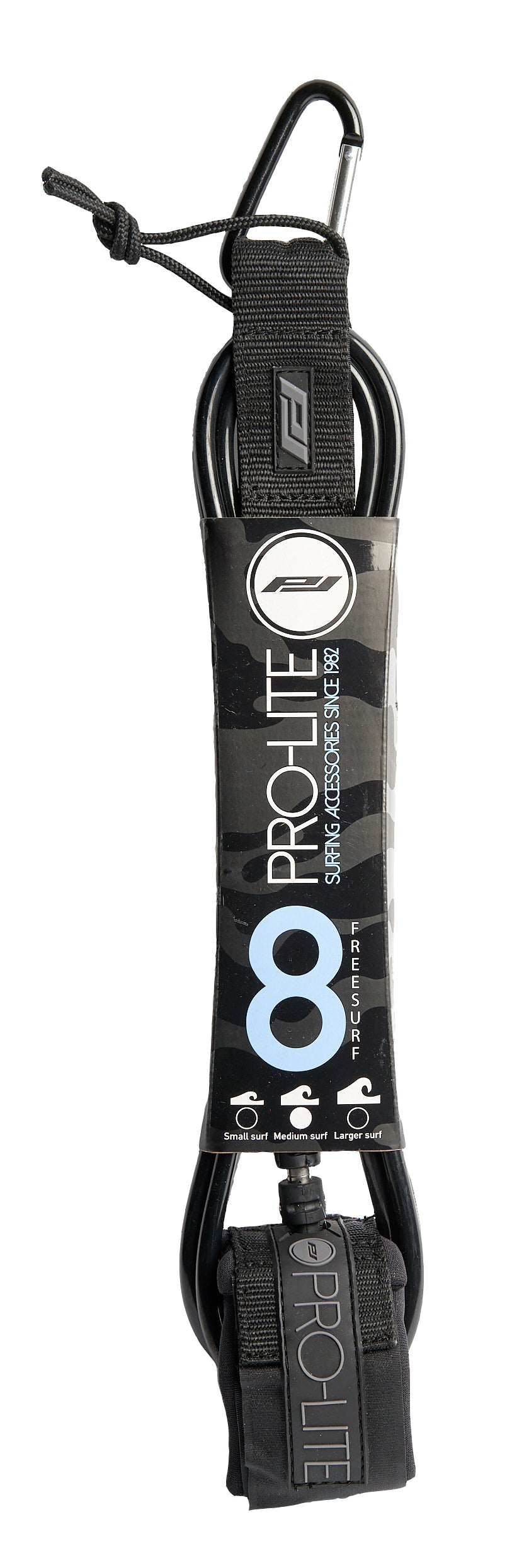 Pro-Lite 8 foot freesurf leash black