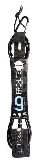 9'0 pro-lite surfboard leash-black