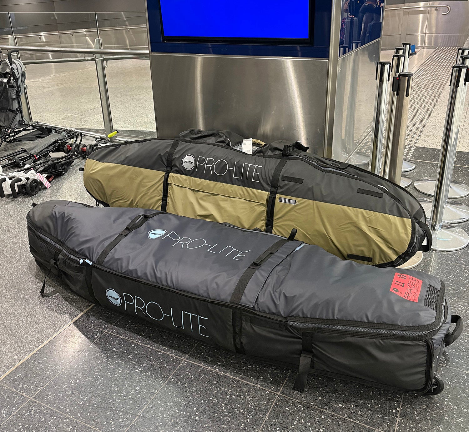 Wheeled Coffin Surfboard Travel Bag - Deep (5-7 Boards) – Pro-Lite