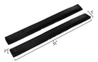 surfboard car roof rack pads flat bar 31 inch width sup