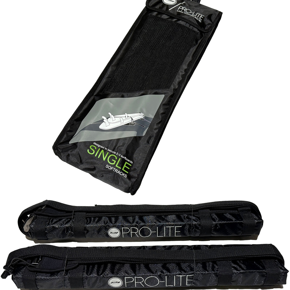 Single Soft Surfboard Roof Racks – Pro-Lite