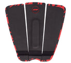 Eithan Osborne surfboard traction pad black/red camo-3 piece