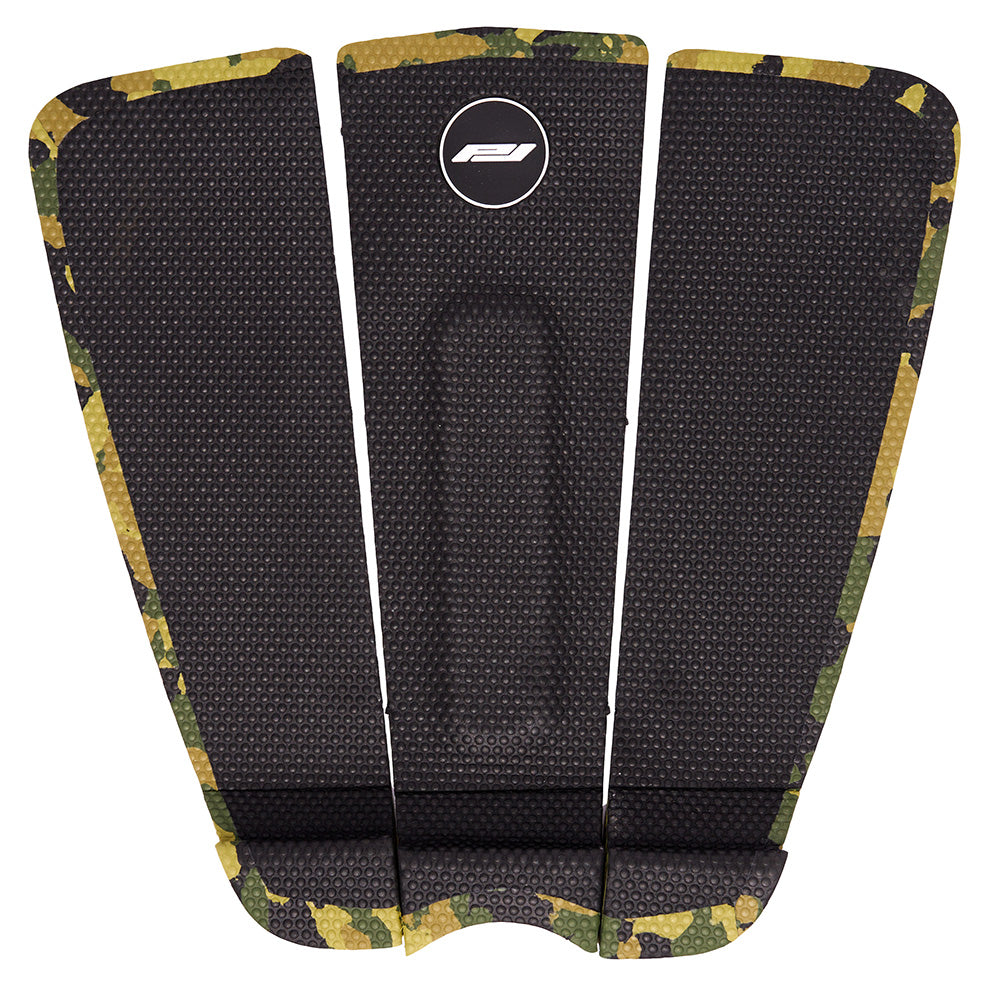 Eithan Osborne surfboard traction pad black/green camo-3 piece