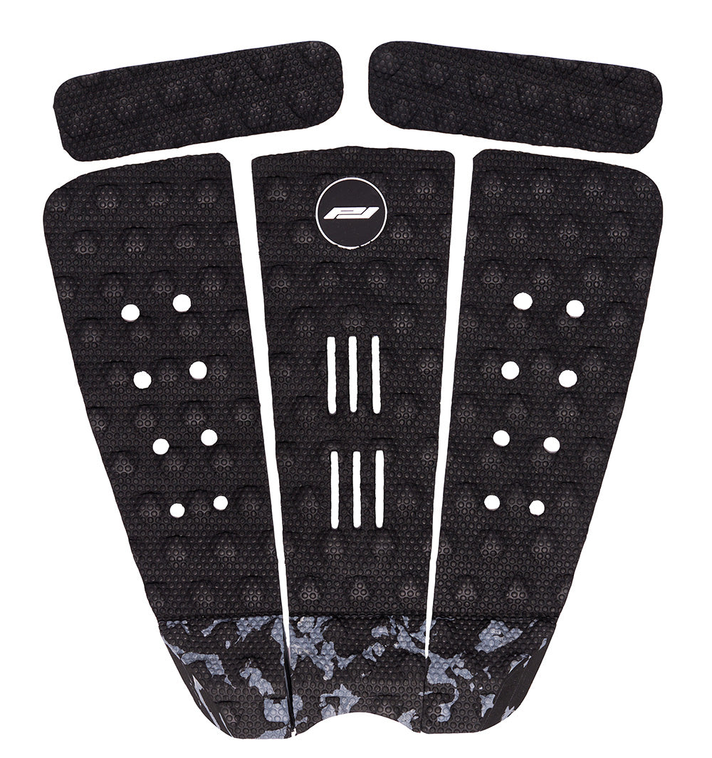 Timmy Reyes surfboard traction pad black and gray camo