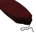 Pro-Lite shortboard surfboard sock cover red gray stripes