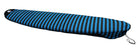 Pro-Lite longboard surfboard sock cover black blue stripes