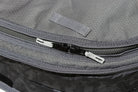 Close up of smuggler surf travel bag molded zippers