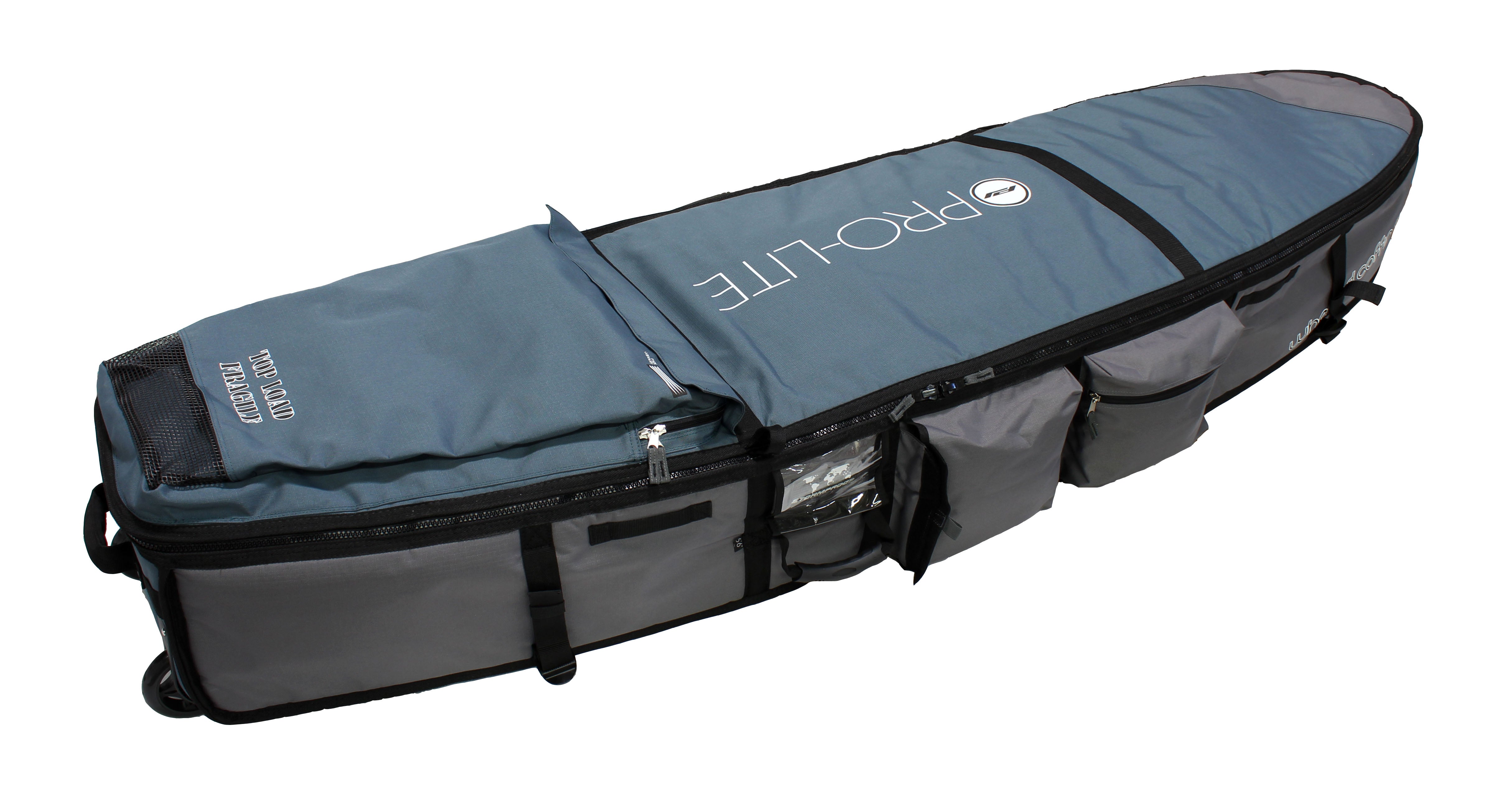 Wheeled Coffin Surfboard Travel Bag - Deep (5-7 Boards