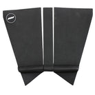 Fish surfboard tail traction pad 3 piece black.