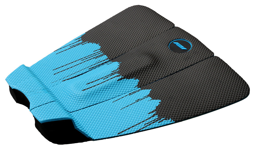 The Drip surfboard traction pad black/blue-profile